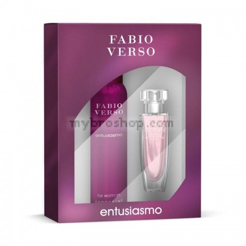 FABIO VERSO ENTUSIASMO Kомплект Deo 150ml+ Edp 50ml