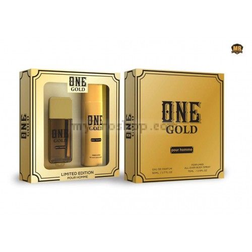 HE SET ONE GOLD Мъжки комплект edp 50ml + 75ml deo