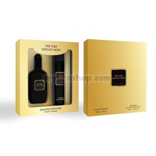 HE SET TIM TOM ORCHID NOIR Мъжки комплект edp 50ml + 75ml deo