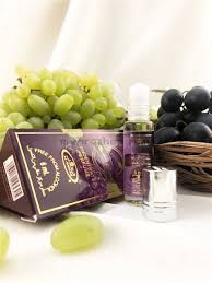 Арабско олио парфюмно масло от Al Rehab 6мл GRAPES  Ориенталски аромат на мускус грозде и мента 0% алкохол