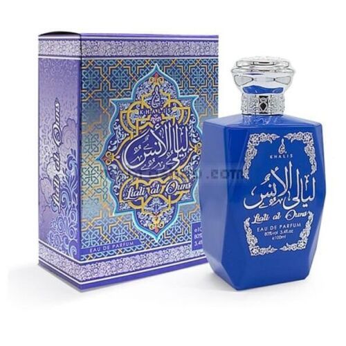 Луксозен арабски парфюм Laili Al Ouns от KHALIS PERFUMES  100 мл аромат за жени и мъже. Ориенталски аромат 0% алкохол