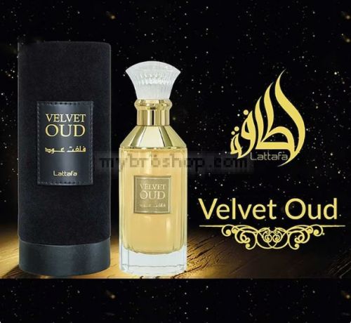 Луксозен арабски парфюм Velvet Oud  от Lattafa 100ml Агарово дърво (Oud), тамян - Ориенталски аромат 0% алкохол