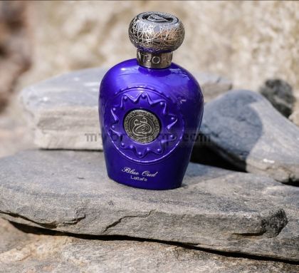 Луксозен aрабски парфюм Lattafa Perfumes  BLUE OUD 100 мл амбра, сандалово дърво, уд, гваяково дърво