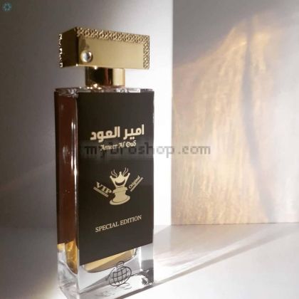 Ориенталски  парфюм   Ameer Al Oud Original от Manasik  100 ml кехлибар, опопонакс, тамян, кожа, уд, пачули, сандалово дърво