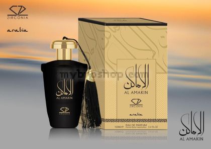Луксозен aрабски парфюм AL AMAKIN от Zirconia 100 мл Роза, Жасмин, Божур, Ванилия, Пачули, Кедрово дърво