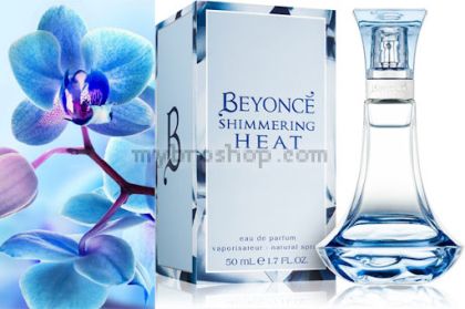 Луксозен парфюм Beyonce Shemmering  Heat 100 мл Момина сълза , жасмин, роза , орхидея,пачули, ванилия, мускус, дъбов мъх