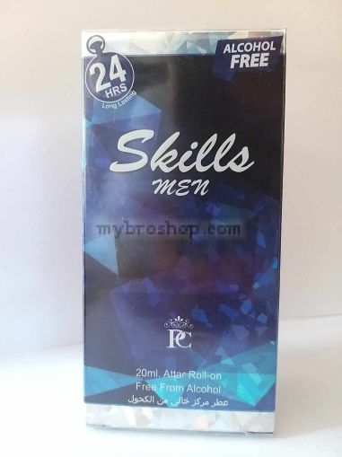 Ориенталско парфюмно масло  Skills men  от Manasik 20 ml  Бял мускус, амбър, Оуд , цветя и ванилия