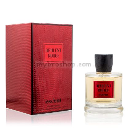 Луксозен арабски парфюм ESCENT OPULENT ROUGE  100ml  Кардамон, кориандър, здравец,зелени круши, бергамот, кумкуат