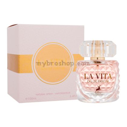 Луксозен арабски парфюм LA VITA  от MAISON ALHAMBRA 100ml  кардамон, жасмин, хвойна , тамян, ветивер, мускус, уд