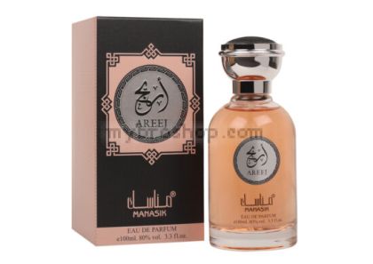 Луксозен парфюм AREEJ от Manasik  100 ml роза, жасмин, лилия, иланг-иланг, гардения, бял мускус