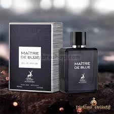 Луксозен aрабски парфюм MAITRE DE BLUE на Maison Alhambra 100 мл тамян, ветивер, кедър, сандалово дърво, пачули, лабданум, бял мускус