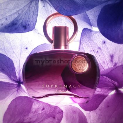 Луксозен aрабски парфюм Supremacy Pour Femme Purple от AFNAN 100 мл Плодови и цитрусови нотки , мускус , кехлибар , ванилия