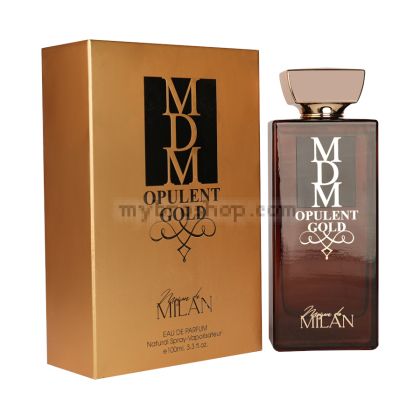 ДУБАЙСКИ  парфюм Opulent Gold  от Maison De Milan 100 ml  Бял мускус, Пачули, Сив кехлибар