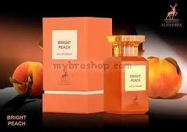 ДУБАЙСКИ  парфюм Bright Peach на Maison Alhambra 100 мл  Зелени листа, Праскова, Червен портокал