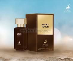ДУБАЙСКИ  парфюм  Smoky Touch 80ML на Maison Alhambra  Дървесни нотки, Жасмин, Кожа, Малина, Тамян