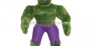 Плюшена играчка  от известния анимационен филм Hulk  ХЪЛК  изработена от мек плюш височина 40 см 