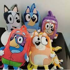 3D Плюшени ранички Блуи и Bluey  - подходяща за ясла или детска градина