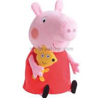 PEPPA PIG  Голяма плюшена играчка ПЕПА ПИГ изработена от мек плюш височина  50 см