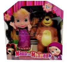 Комплект детски играчки Маша и Мечока в кутия  Masha and the Bear