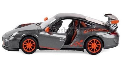 Метална кола Porsche 911 GT3 RS засилване с издърпване назад отваряеми врати светлина и звук 