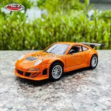 Метална кола  Porsche 911 GT3 RSR  засилване с издърпване назад отваряеми врати 