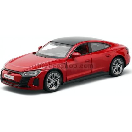 Метална кола  Audi RS e-tron GT  засилване с издърпване назад отваряеми врати  и амортисьори