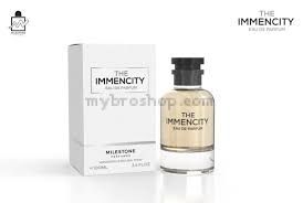 ДУБАЙСКИ парфюм THE IMMENCITY от MILESTONE 100ml водни нотки, градински чай, розмарин и здравец.