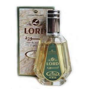 Висококачествен и дълготраен Арабски Парфюм Лорд Lord 50ml by Al Rehab силен мускусен аромат 0% алкохол
