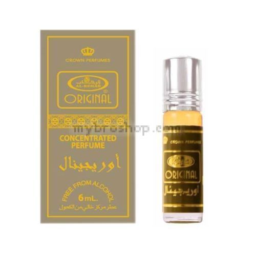 Дълготрайно арабско олио - масло Al Rehab 6мл ORIGINAL Ориенталски цветен мускус концентриран 0% алкохол