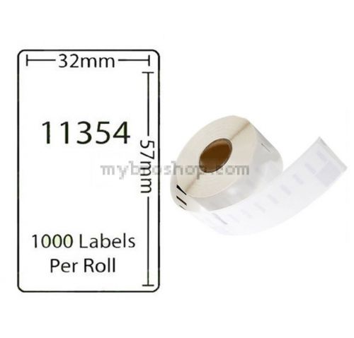 Самозалепващи етикети за дрехи , склад , баркодове за принтер DYMO LabelWriter450 1000 етикета в ролка 57mmх32mm - 11354