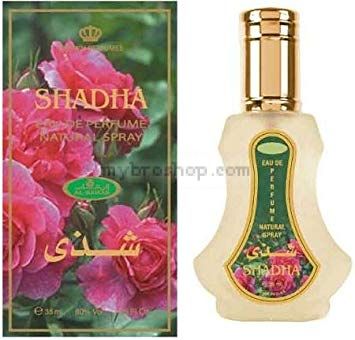 Дълготраен арабски парфюм от Al Rehab Shadha -35ml Аромат на рози и жасминн 0% алкохол