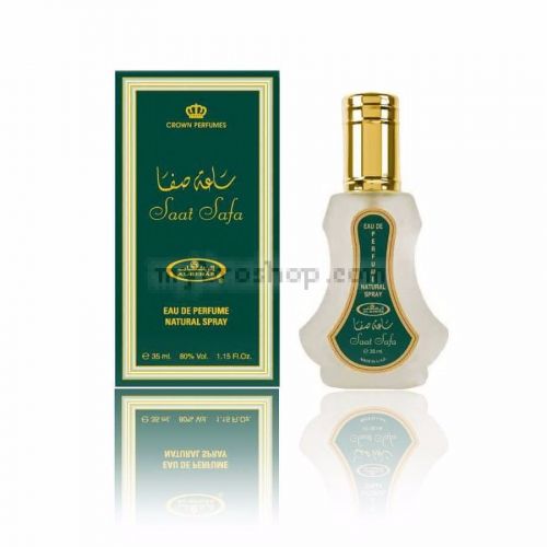 Дълготраен арабски парфюм от Al Rehab Saat safa 35 мл Жасмин, цитрусови плодове, мъх и шафран 0% алкохол