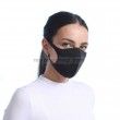 Неопренови хигиенни маски за лице от плат за многократна употреба - черен цвят 2бр комплект