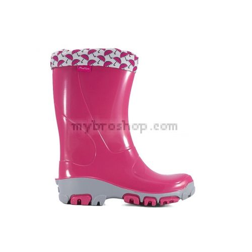 Рр 29/36 Детски гумени ботуши MUFLON "  Малина " WATERPROOF, ВОДО-УСТОЙЧИВИ, БЕБЕШКИ И ДЕТСКИ ГУМЕНИ БОТУШИ РАЗМЕРИ 29/36