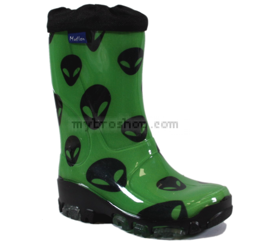 Рр 29/36 Детски гумени ботуши MUFLON " ЗЕЛЕН Н.Л.О " WATERPROOF, ВОДО-УСТОЙЧИВИ, БЕБЕШКИ И ДЕТСКИ ГУМЕНИ БОТУШИ РАЗМЕРИ 29/36