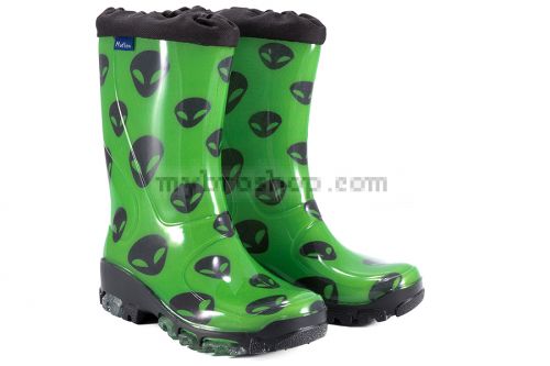 Рр 21/28 Детски гумени ботуши MUFLON " ЗЕЛЕН Н.Л.О " WATERPROOF, ВОДО-УСТОЙЧИВИ, БЕБЕШКИ И ДЕТСКИ ГУМЕНИ БОТУШИ РАЗМЕРИ 21/28