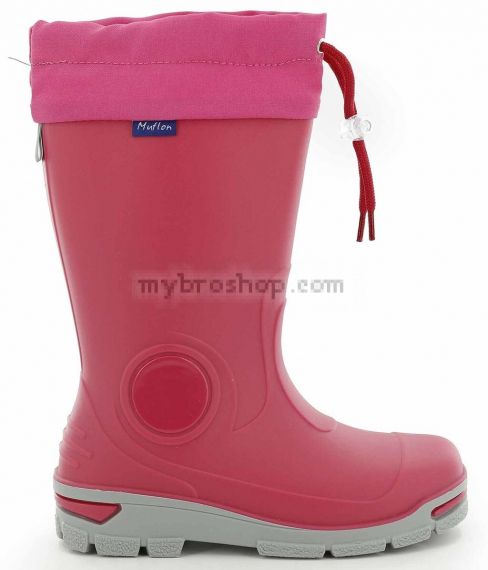 Рр 21/28 Детски гумени ботуши MUFLON "  РОЗ   " WATERPROOF, ВОДО-УСТОЙЧИВИ, БЕБЕШКИ И ДЕТСКИ ГУМЕНИ БОТУШИ РАЗМЕРИ 21/28