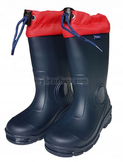 Рр 21/28 Детски гумени ботуши MUFLON "  Тъмно Син   " WATERPROOF, ВОДО-УСТОЙЧИВИ, БЕБЕШКИ И ДЕТСКИ ГУМЕНИ БОТУШИ РАЗМЕРИ 21/28