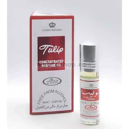 Арабско олио парфюмно масло Al Rehab Tulip 6ml  аромат на жасмин, лале и нотки от мускус Ориенталски аромат 0% алкохол