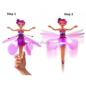 Детска кукла Летяща фея Flying Fairy розова