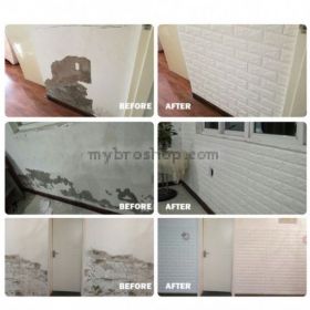 10 бр комплект Иновативен 3D PVC панели за стена или таван