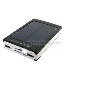 Solar battery USB Външна соларна батерия , Светеща, 20000 mAh