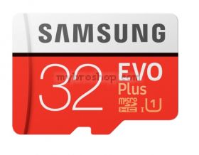 Микро СД карта 32 гб Карта памет Samsung Micro-SDHC EVO Plus 32GB, Class 10, UHS-I