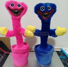 Интерактивна детска играчка Танцуващ и повтарящ Хъги Лъги Попи Плеймейт син и розов
