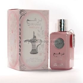 Луксозен арабски парфюм DIRHAM Wardi от Al Zaafaran 100ml ванилия, боб тонка, пачули - Ориенталски аромат 0% алкохол