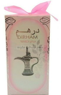 Луксозен арабски парфюм DIRHAM Wardi от Al Zaafaran 100ml ванилия, боб тонка, пачули - Ориенталски аромат 0% алкохол