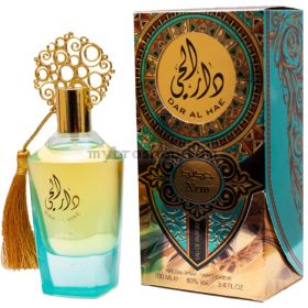 Луксозен aрабски парфюм Ard Al Zaafaran  Dar Al Hae 100 мл за ЖЕНИ  сандалово дърво, ванилия мускус, кехлибар Ориенталски аромат 0% алкохол