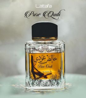 Луксозен aрабски парфюм Lattafa Perfumes Khalis Pure Oudi 100 мл ванилия, гваяково дърво, кехлибар, черен мускус Ориенталски аромат 0% алкохол