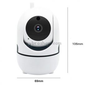 WiFi IP Камера Въртяща се 360° Full HD с Нощно Виждане и двупосочен звук