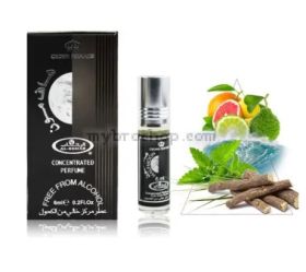Арабско олио парфюмно масло Al Rehab Halfmoon 6 ml Аромат на бергамот, лимонова трева и цитрусови плодове 0% алкохол
